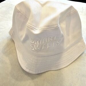 Smart Sweets White Bucket Hat